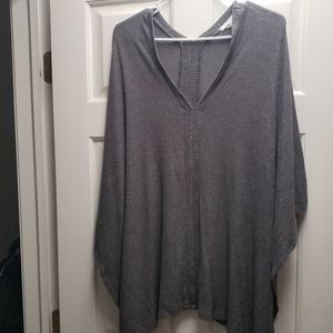 Cherish size med poncho gray